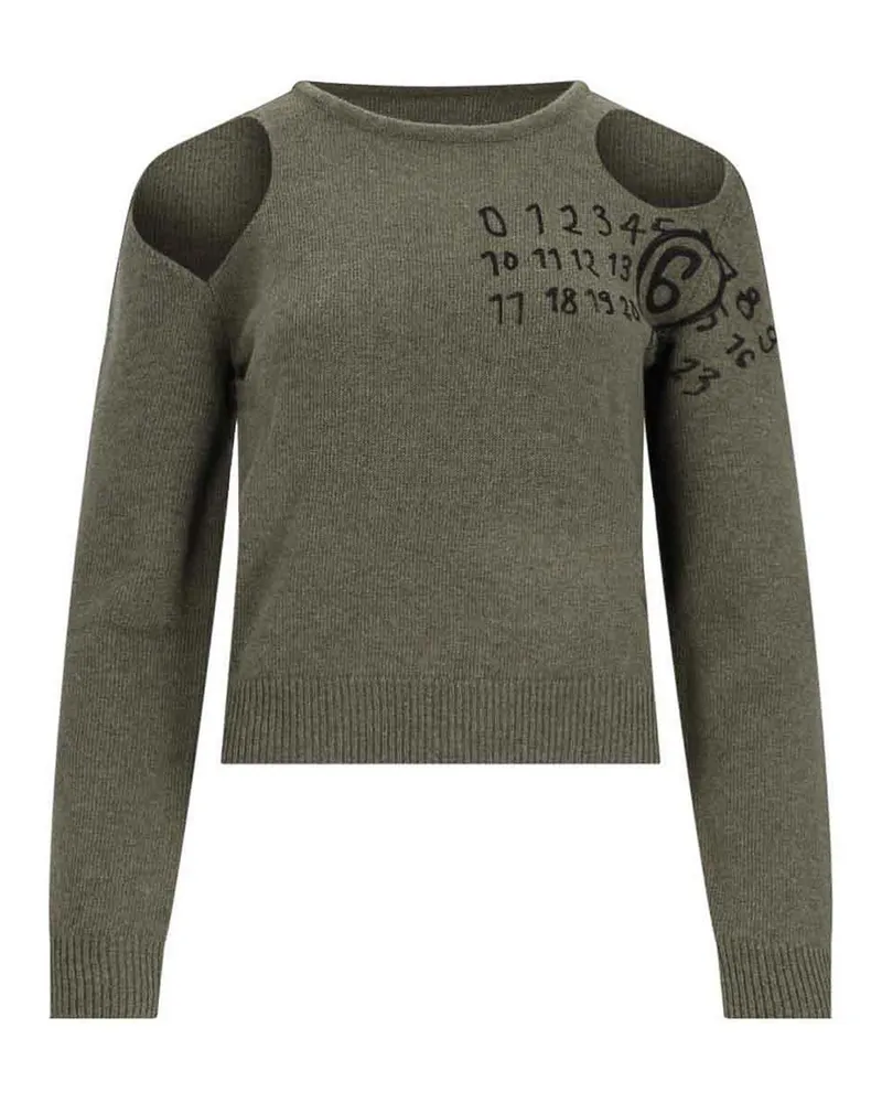 Maison Margiela U-Boot-Pullover - Grün Grün