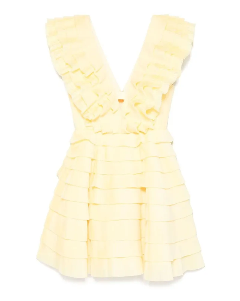 Aje. Kurzes Kleid - Gelb Gelb