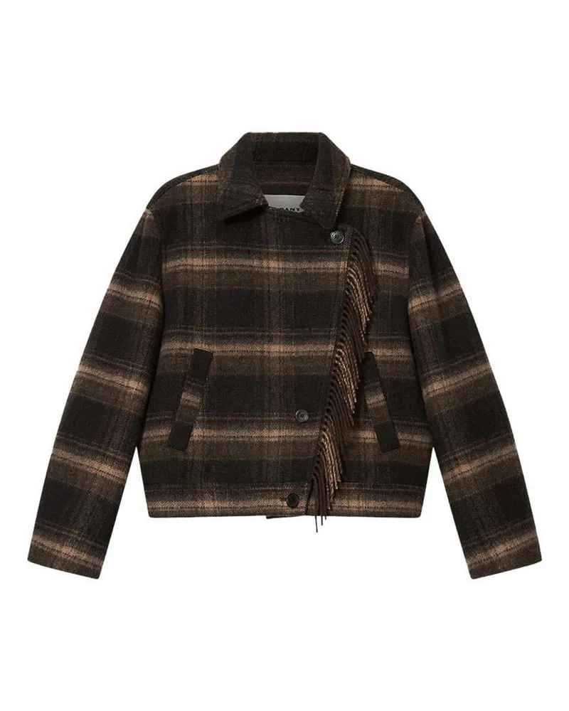Étoile Isabel Marant Kurzer Mantel - Grün Grün