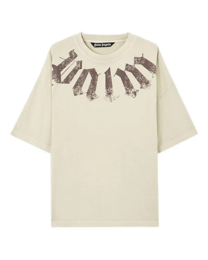 Palm Angels T-Shirt - Beige Beige