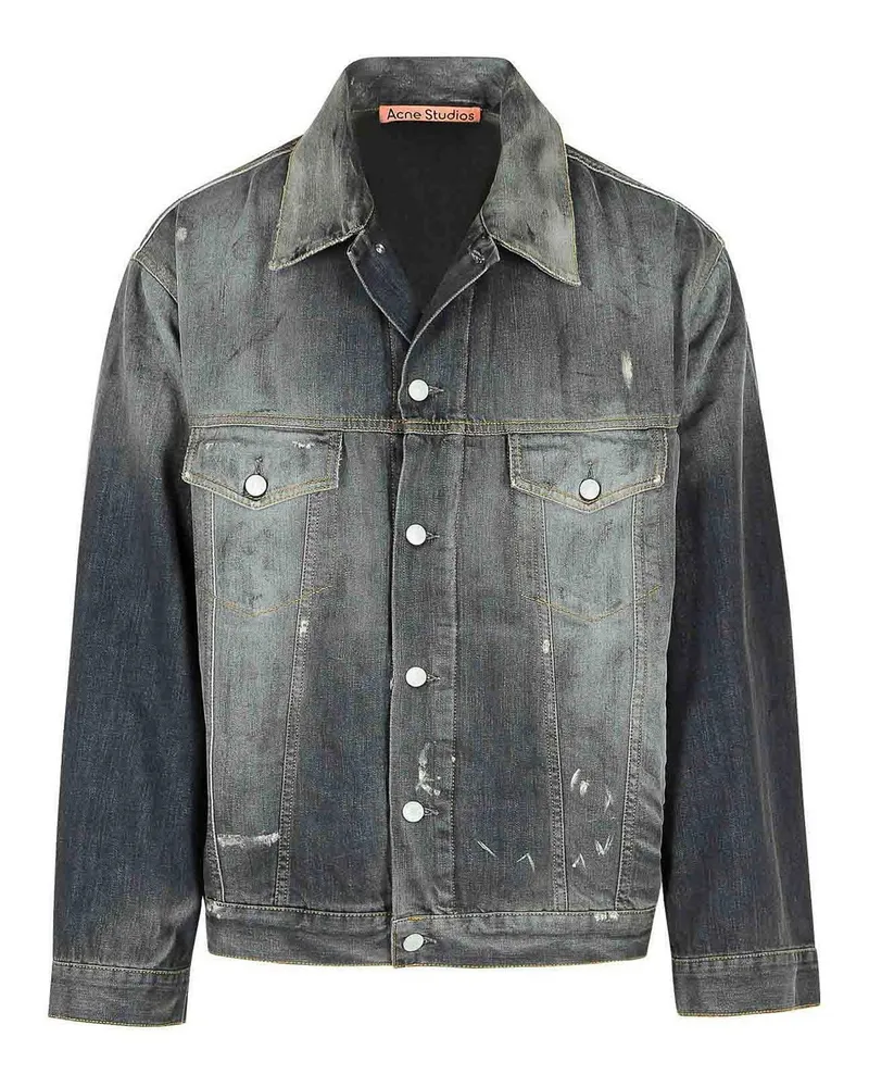 Acne Studios Casualjacke - Schwarz Schwarz