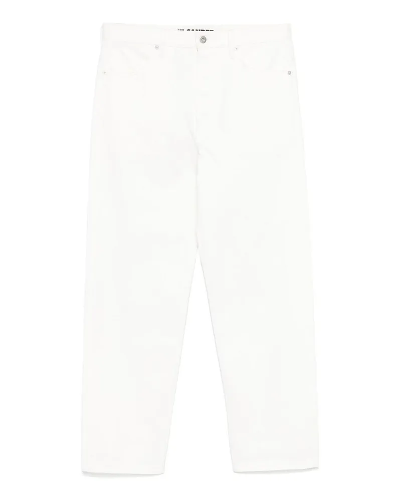Jil Sander Bootcut Jeans - Weiß Weiß