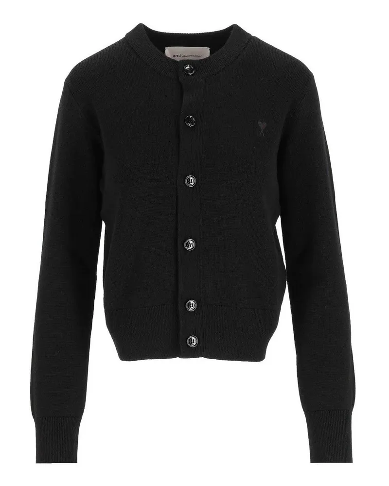 AMI Paris Cardigan - Schwarz Schwarz