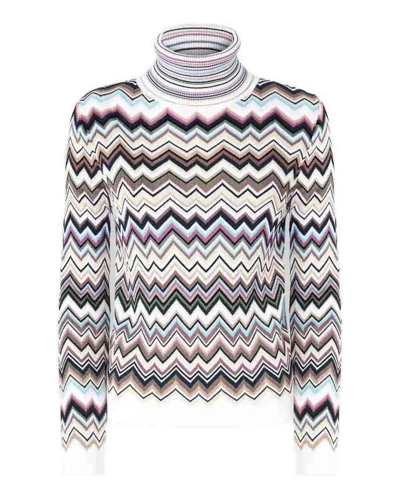 Missoni Rollkragenpullover - Dunkelblau Dunkelblau