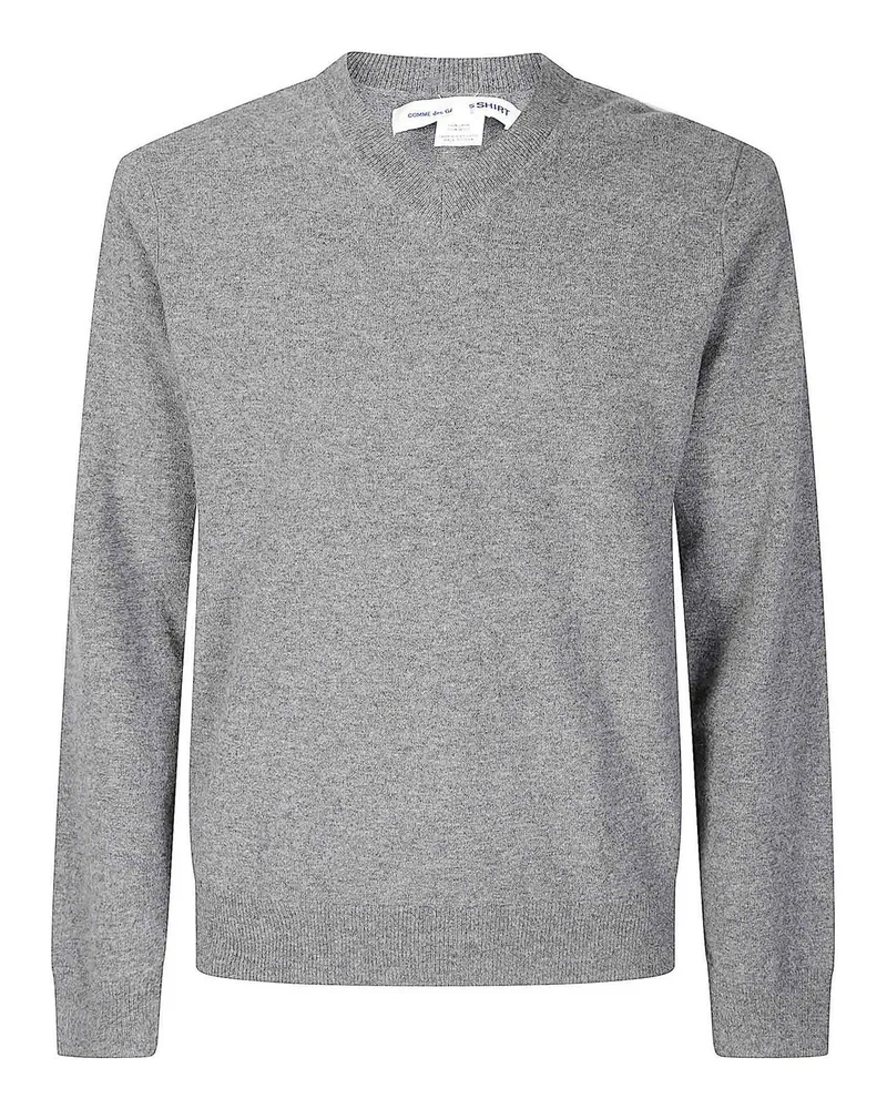Comme des Garçons Rundhalspullover - Grau Grau