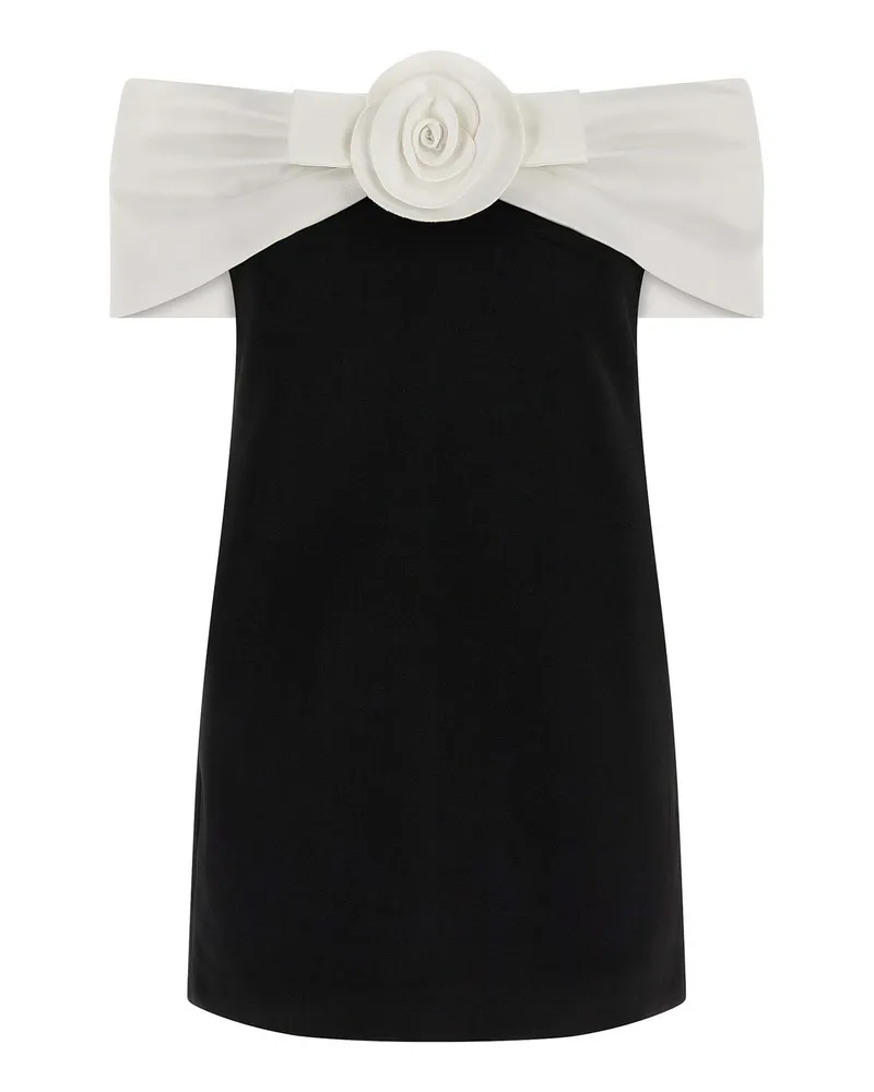 Self-Portrait Kurzes Kleid - Weiß Weiß