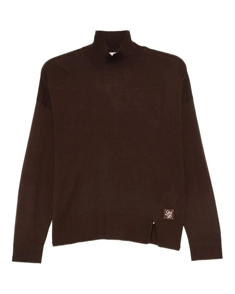 Liu Jo Rundhalspullover - Braun Braun