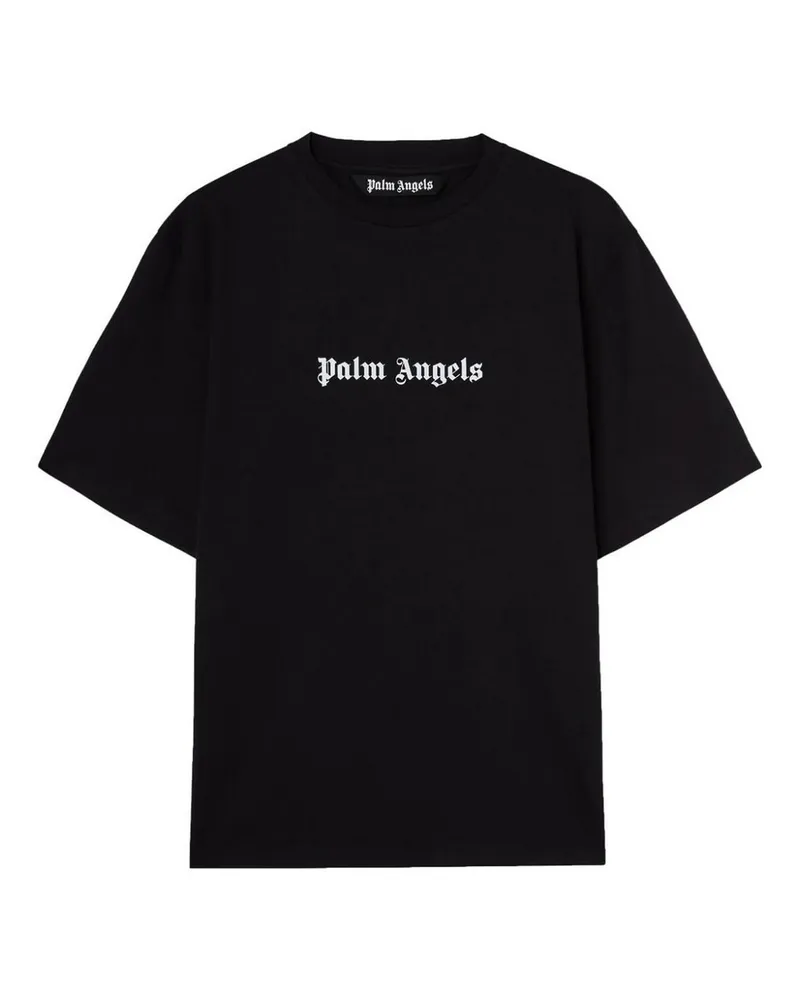 Palm Angels Rundhalspullover - Weiß Schwarz