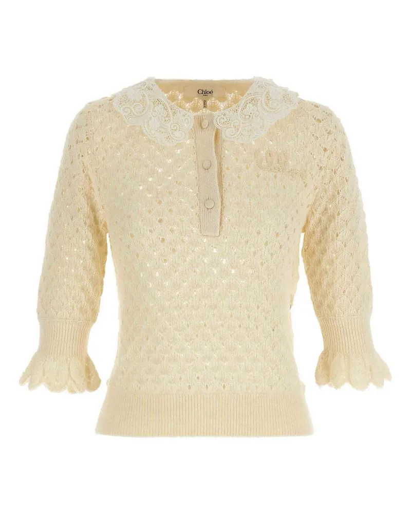 Chloé Cardigan - Weiß Weiß