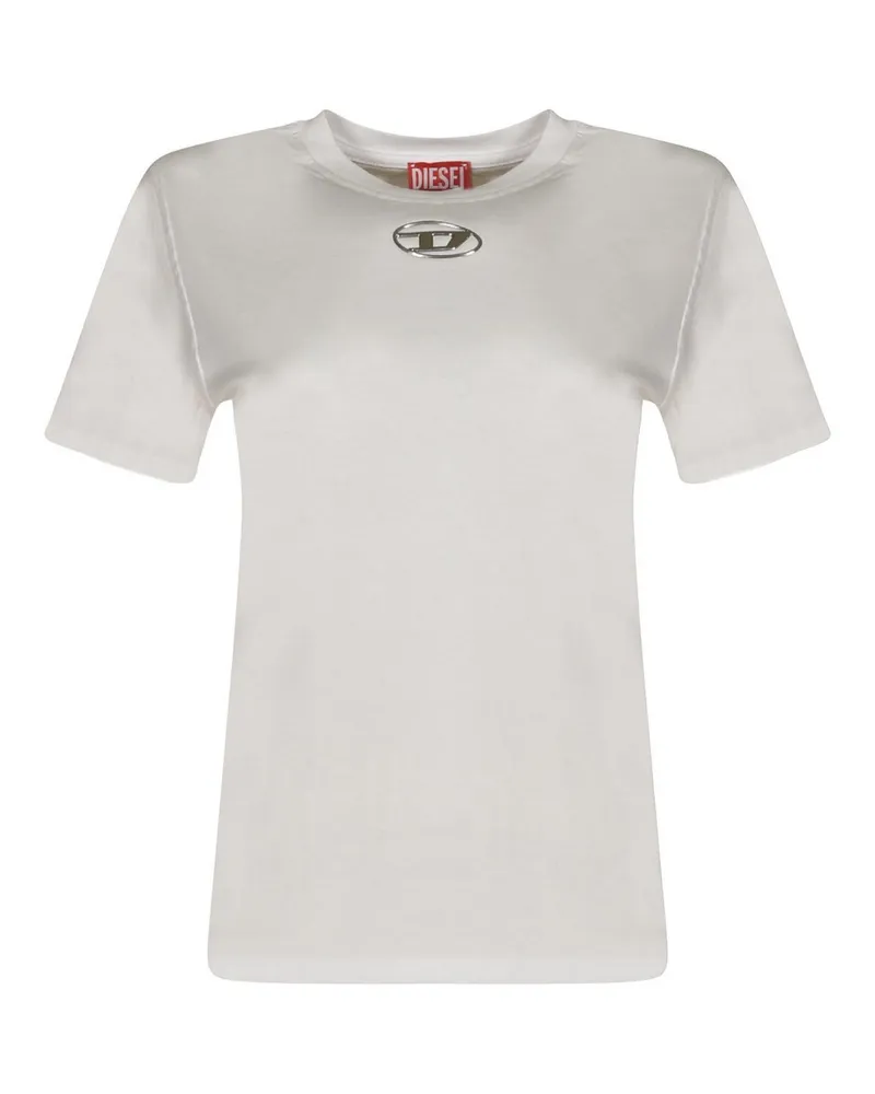 Diesel Rundhalspullover - Weiß Weiß