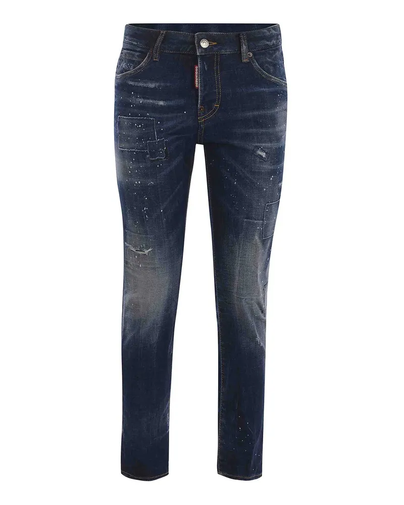 Dsquared2 Straight Leg Jeans Dunkles