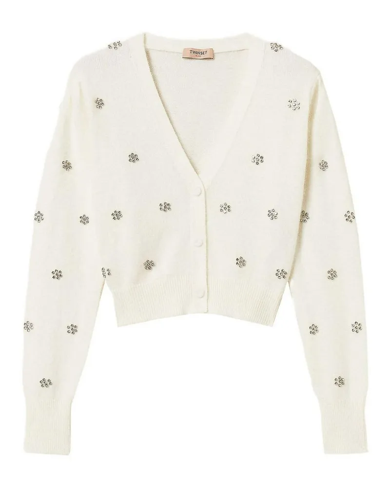 Twin-Set Cardigan - Weiß Weiß