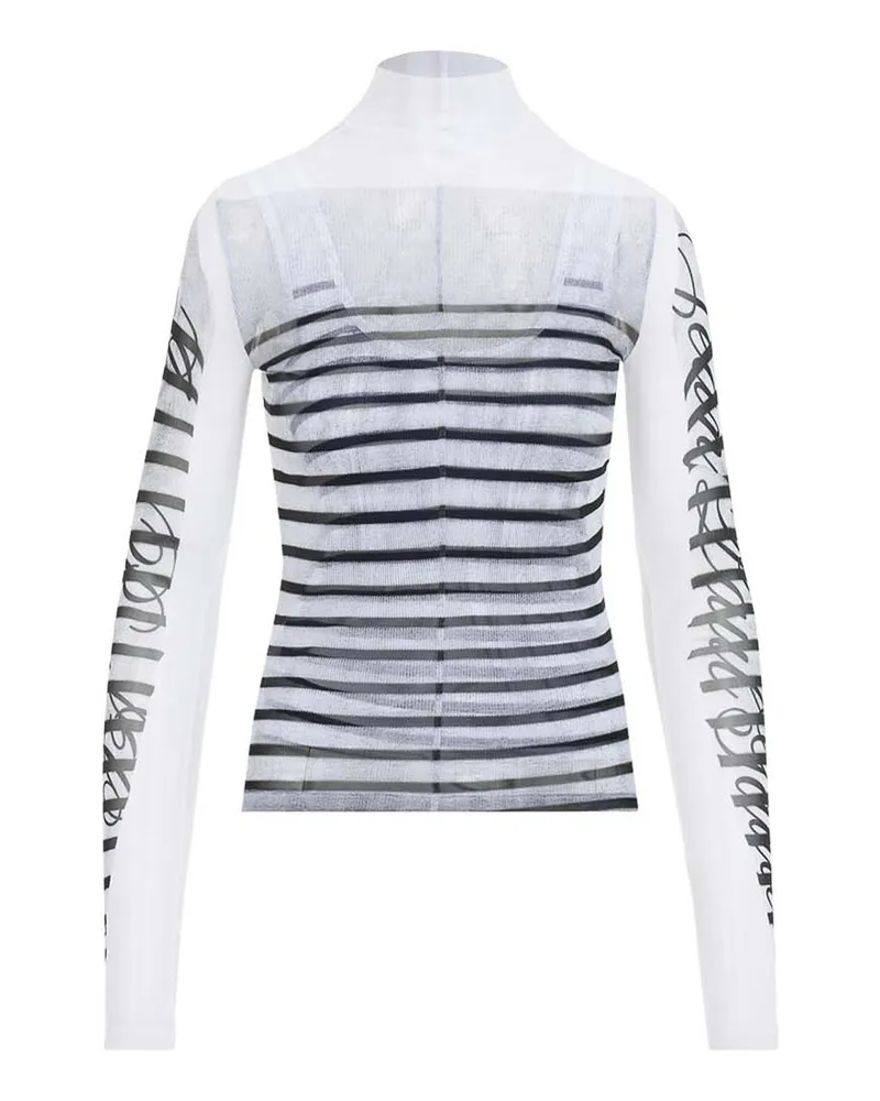 Jean Paul Gaultier Top - Schwarz Weiß