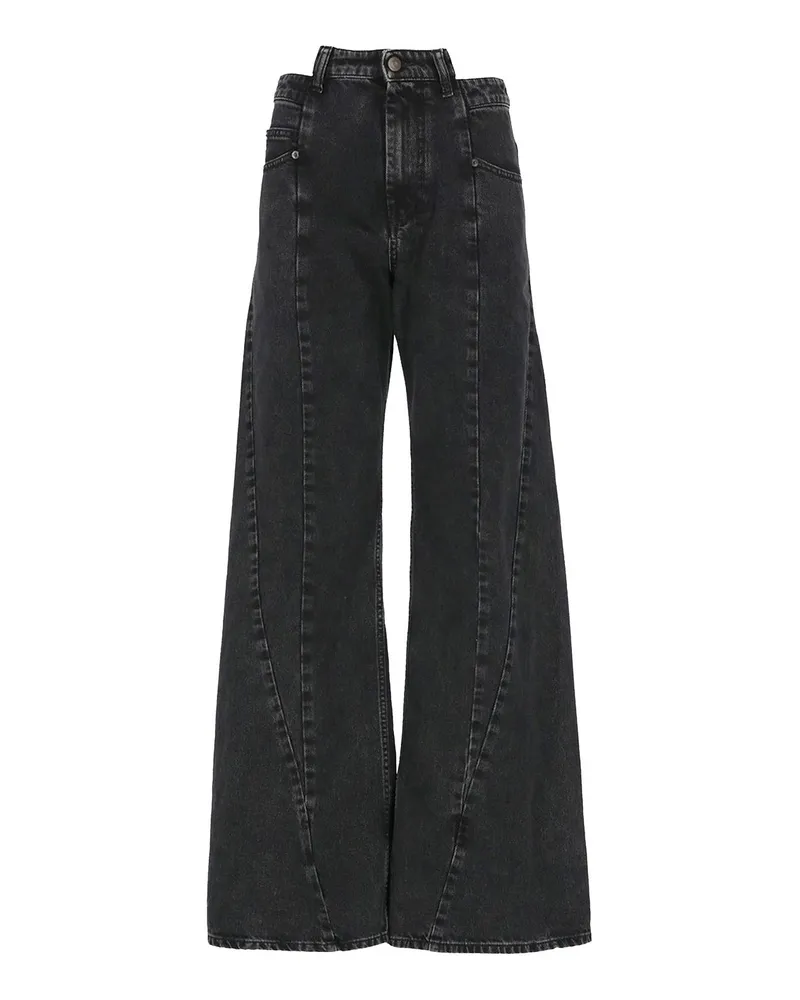 Maison Margiela Bootcut Jeans - Schwarz Schwarz