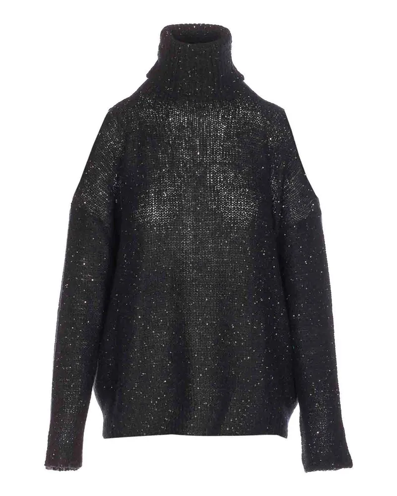 Roberto Collina Rollkragenpullover - Schwarz Schwarz