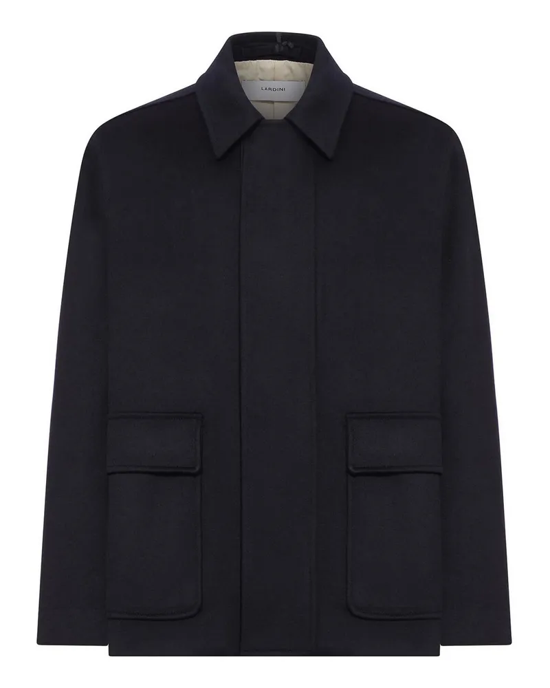 LARDINI Kurzer Mantel - Blau Blau
