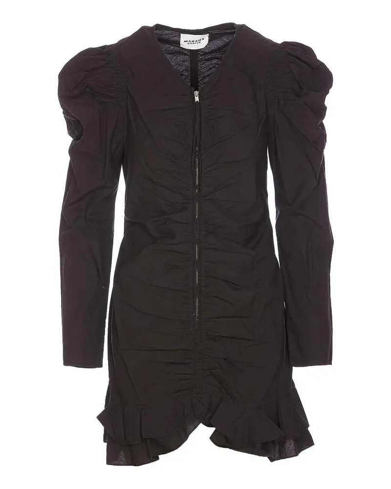 Étoile Isabel Marant Knielanges Kleid - Schwarz Schwarz