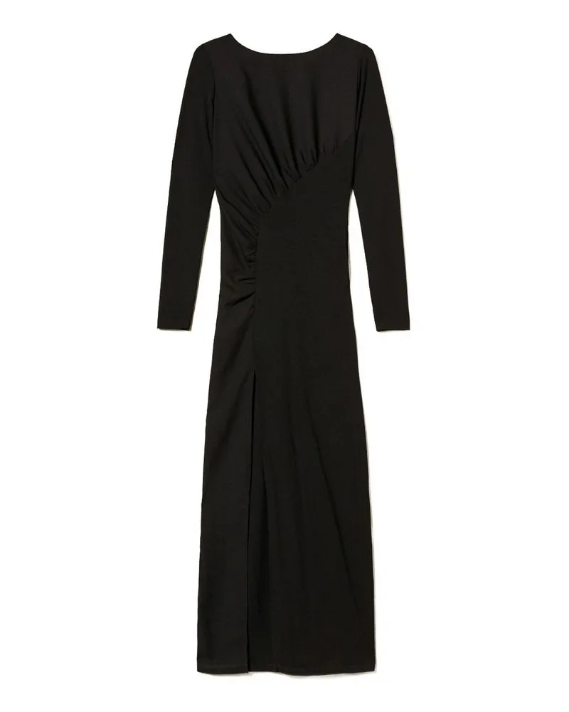 Twin-Set Knielanges Kleid - Schwarz Schwarz