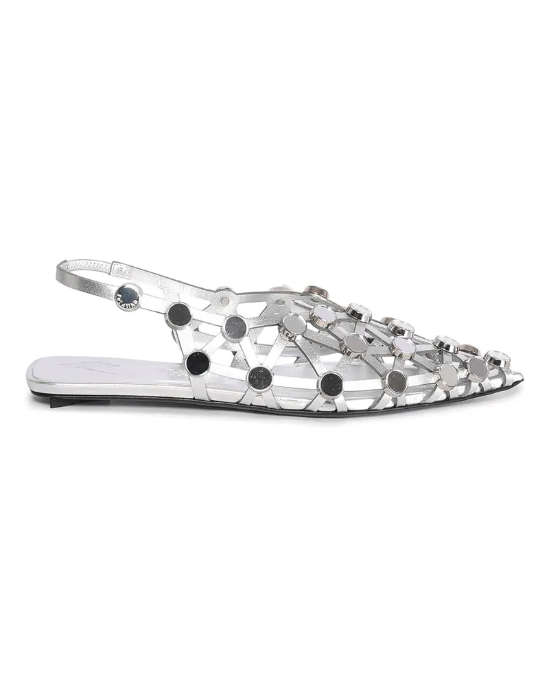 ATTICO Ballerinas - Silber Silber