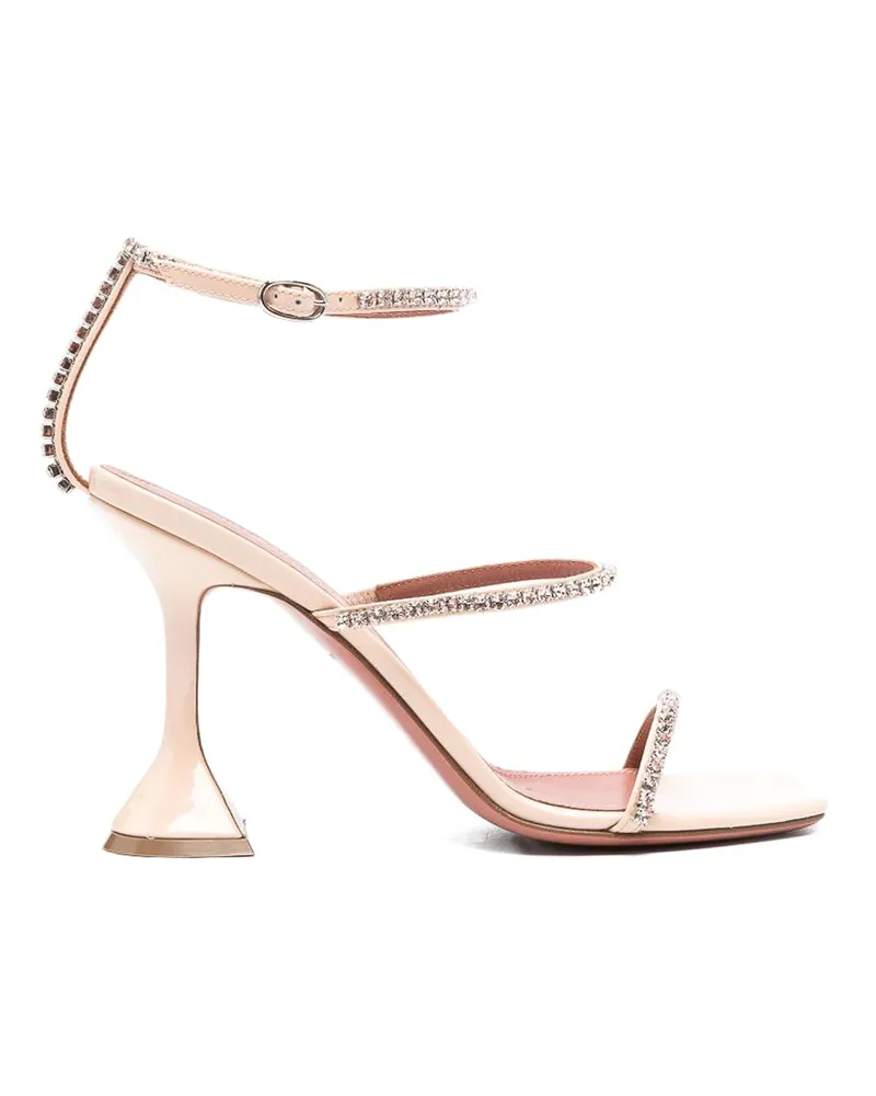 Amina Muaddi Sandalen - Silber Silber