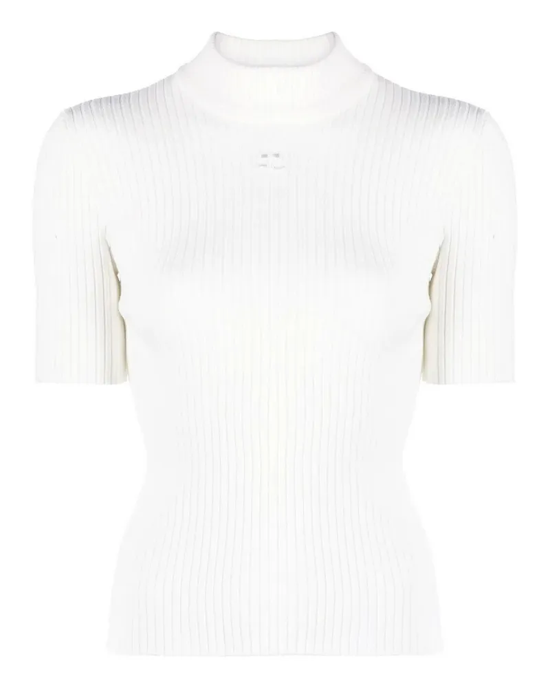 Courrèges Rollkragenpullover - Weiß Weiß