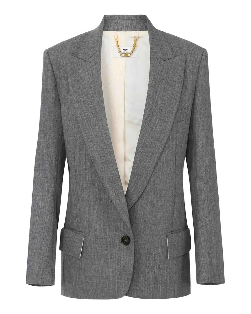 Elisabetta Franchi Blazer - Grau Grau