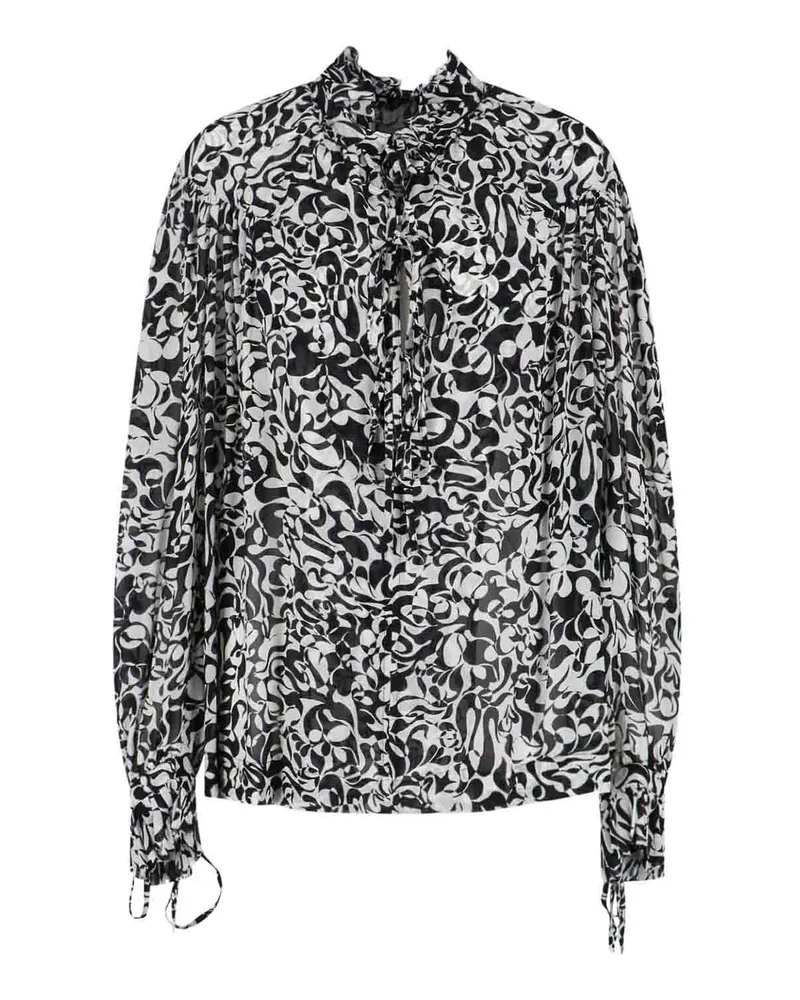 Dries van Noten Hemd - Schwarz Schwarz