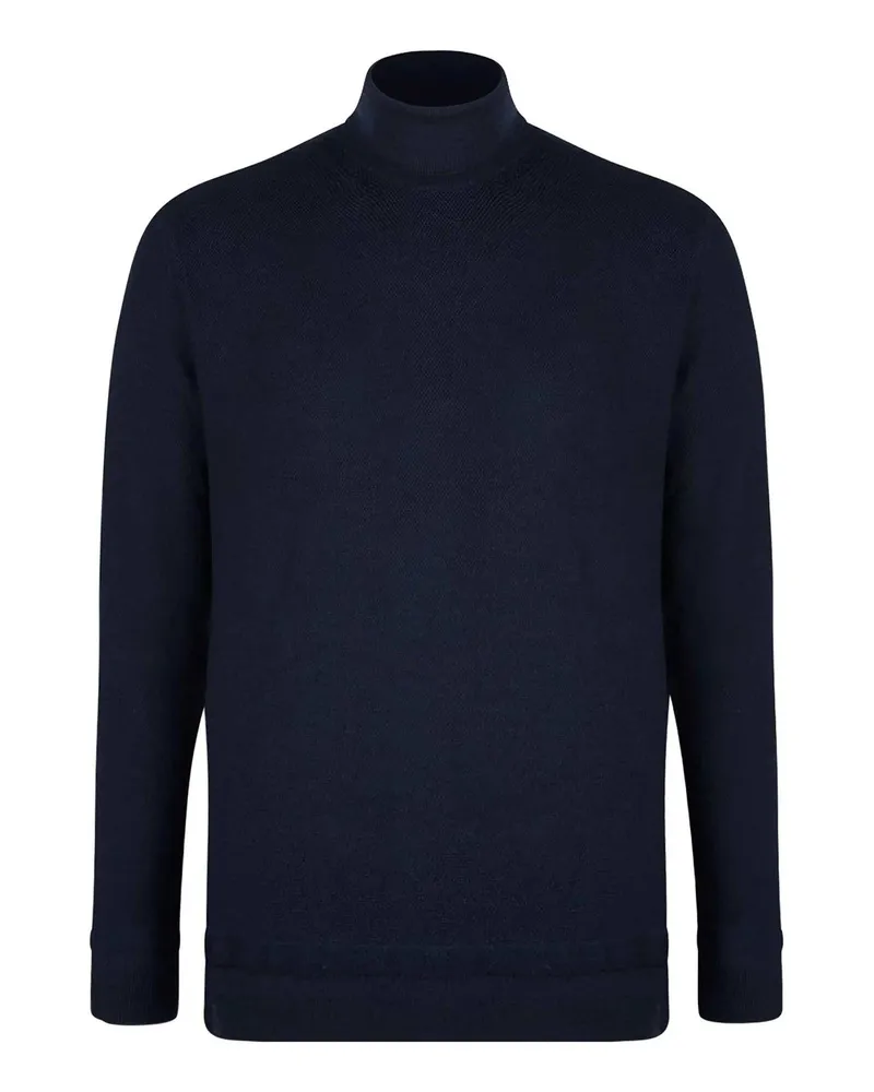 Boglioli Rundhalspullover - Dunkelblau Dunkelblau