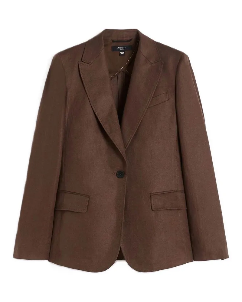 Max Mara Bluse - Dunkelbraun Dunkelbraun