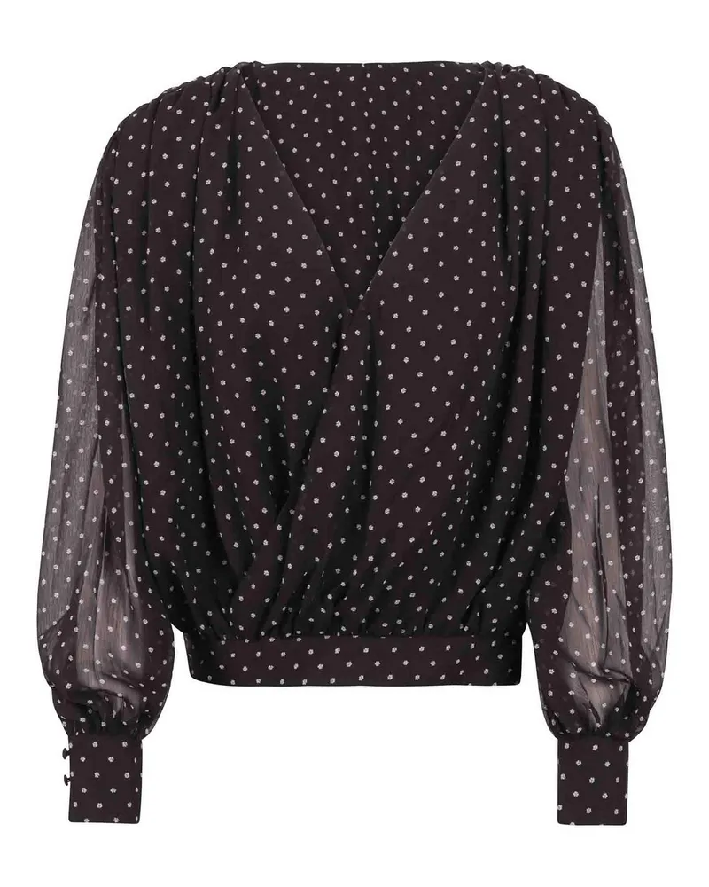 ROTATE Birger Christensen Bluse - Schwarz Schwarz