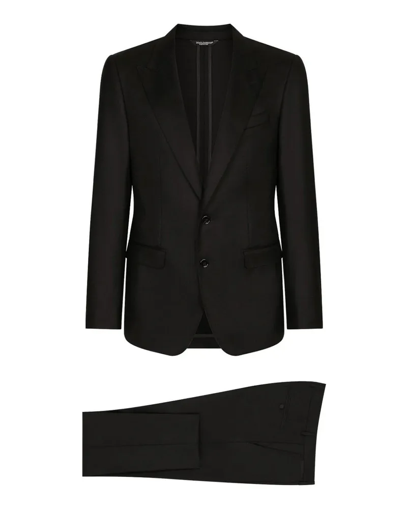 Dolce & Gabbana Eleganter Anzug - Schwarz Schwarz