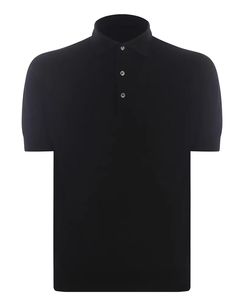 Filippo de Laurentiis Poloshirt - Schwarz Schwarz
