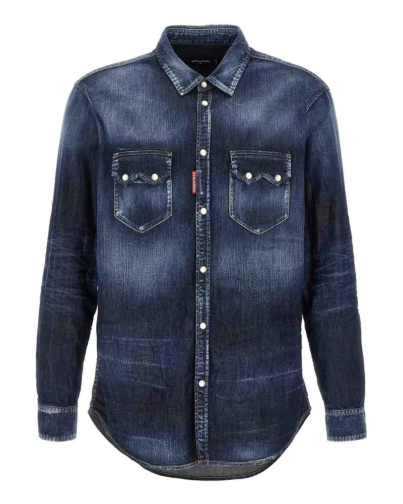Dsquared2 Hemd - Blau Blau