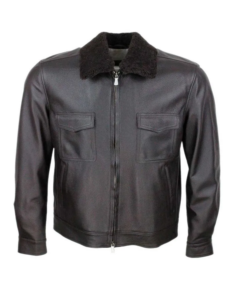 Eleventy Casualjacke - Dunkelbraun Dunkelbraun