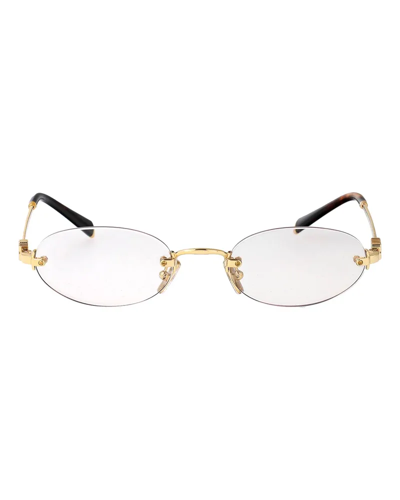 Miu Miu Sonnenbrille - Gold Gold