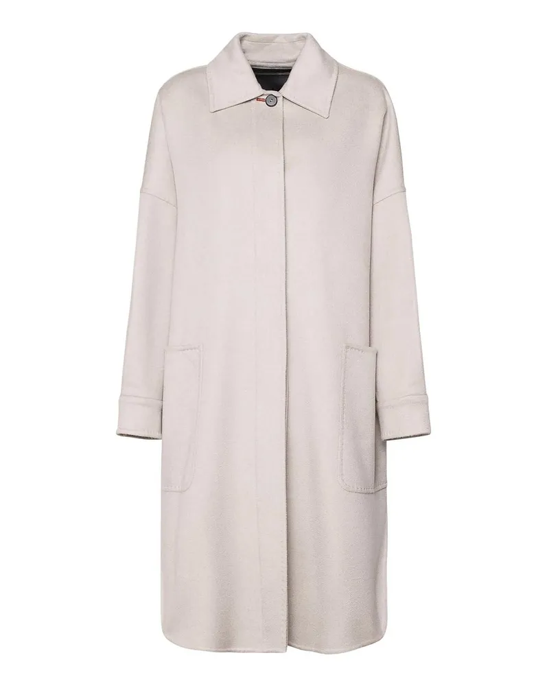 Max Mara Kurzer Mantel - Beige Beige