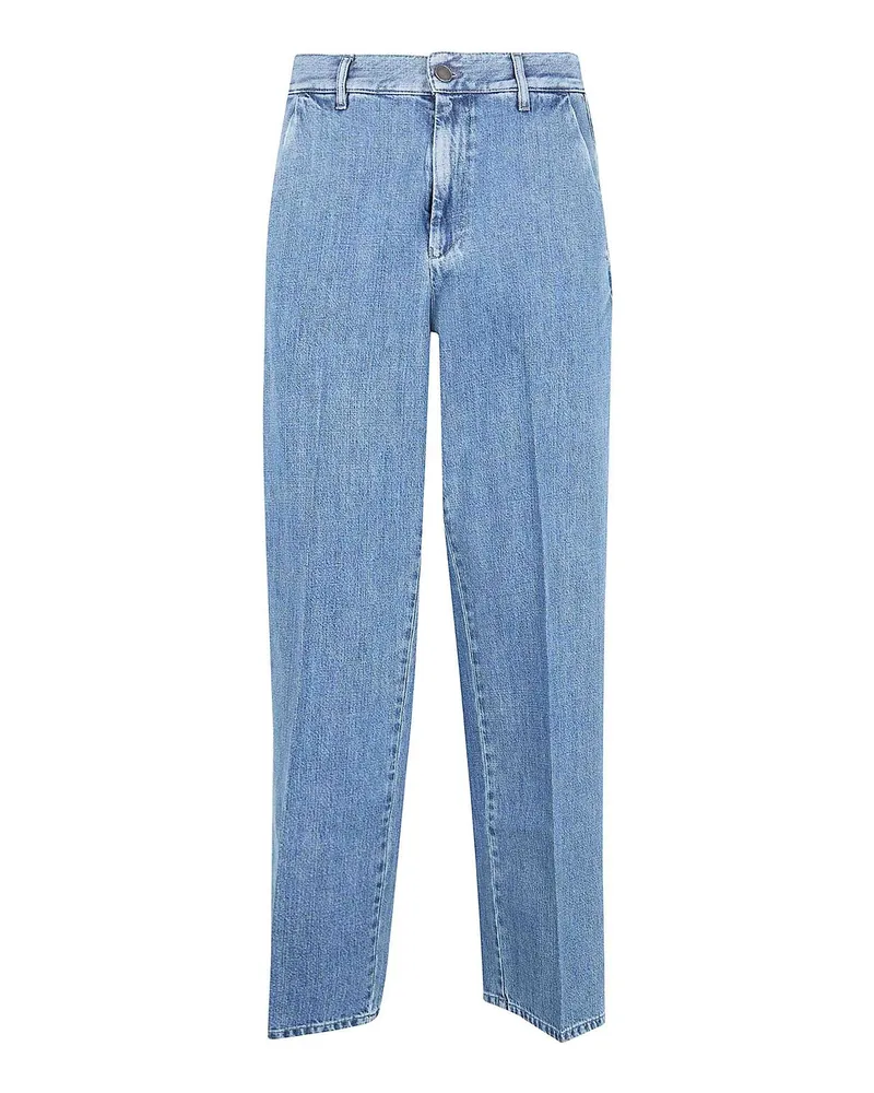 LARDINI Straight Leg Jeans - Blau Blau