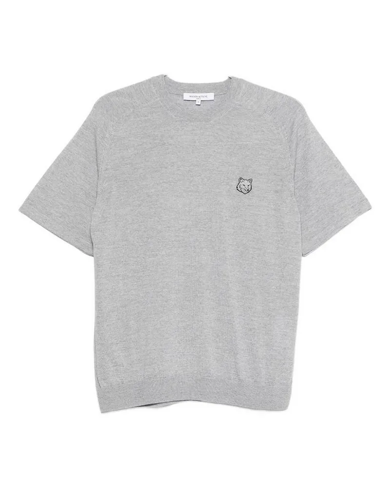 Kitsuné Rundhalspullover - Hellgrau Hellgrau