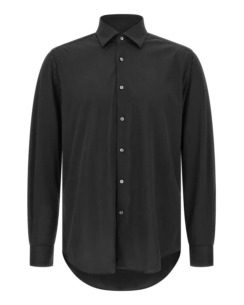 Pal Zileri Hemd - Schwarz Schwarz