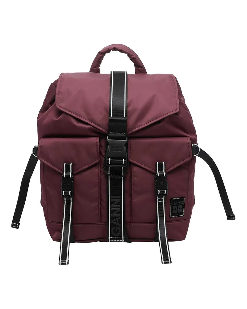Ganni Rucksack - Rot 