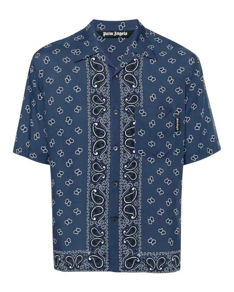 Palm Angels Hemd - Blau Blau