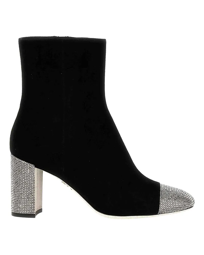 René Caovilla Stiefeletten - Schwarz Schwarz