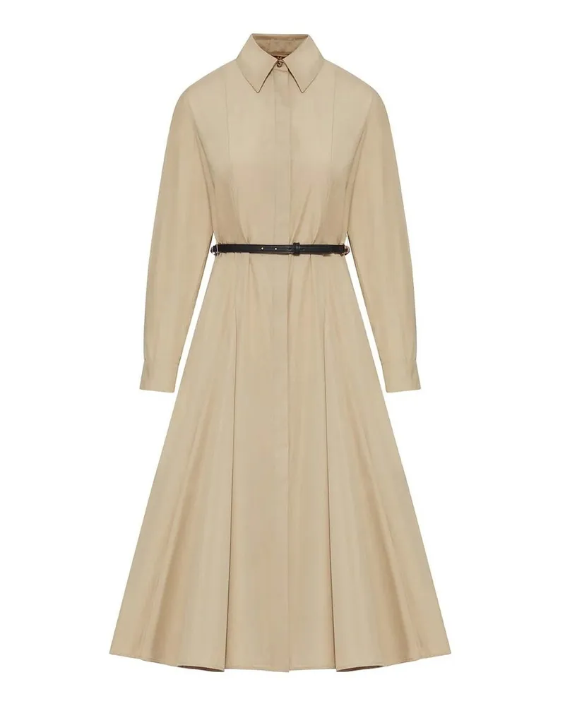 Max Mara Knielanges Kleid - Beige Beige