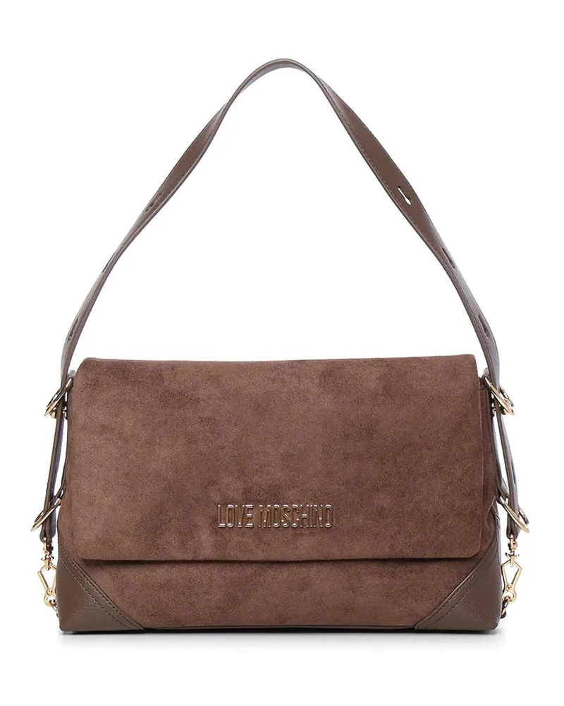 Moschino Schultertasche - Braun Braun