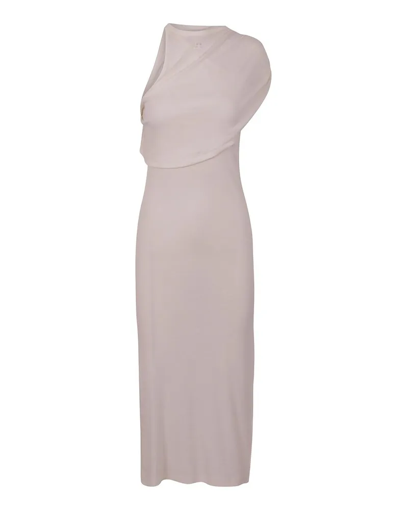 Courrèges Maxikleid - Weiß Weiß