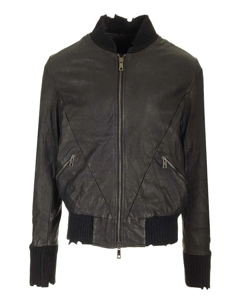 Giorgio Brato Bomberjacke - Schwarz Schwarz