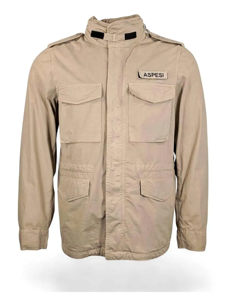 ASPESI Knielanger Mantel - Beige Beige