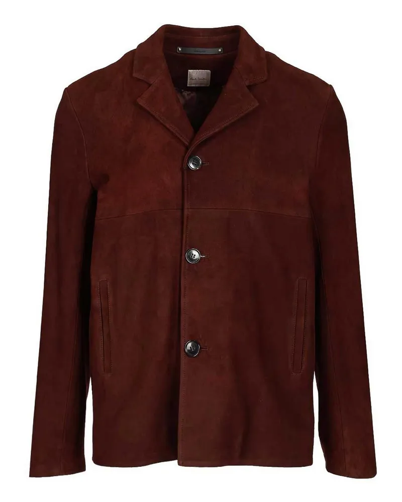 Paul Smith Lederjacke - Braun Braun