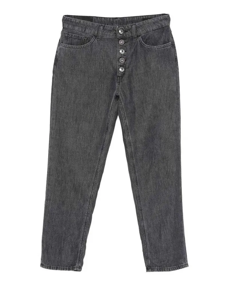 Dondup Straight Leg Jeans - Schwarz Schwarz