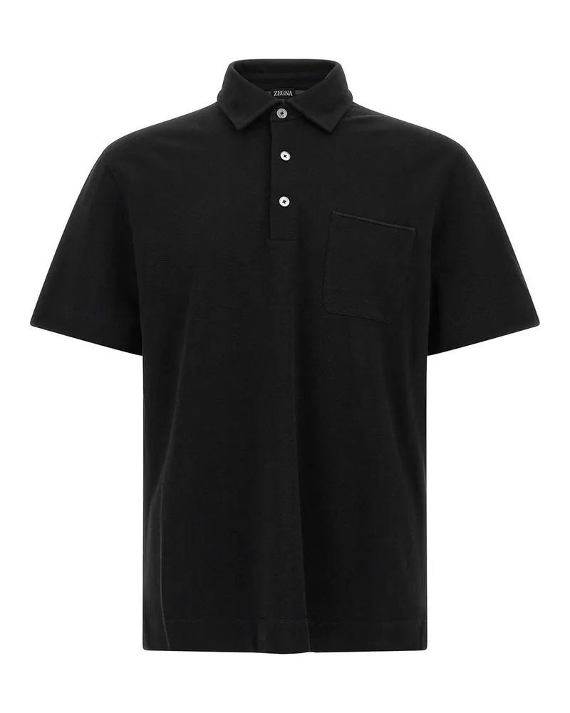Z Zegna Poloshirt - Schwarz Schwarz